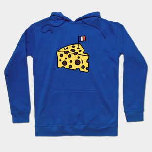 Cute French Cheese Cartoon Hoodie